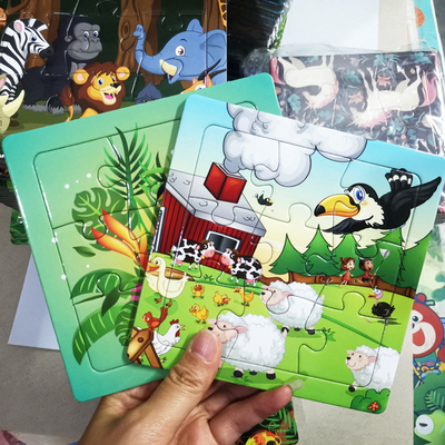 Puzzle personalizzati da 300-1000 pezzi Puzzle di cartoni animati in cartone per bambini
