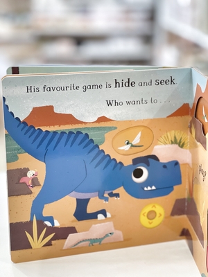Libro di bordo di storia del dinosauro di colore pieno di dimensione su misura per i bambini