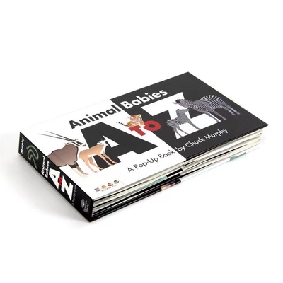 Libro di adesivi per storie di fumetti per bambini in cartone da 3 mm Stampa di libri in bianco e nero