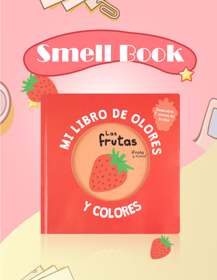 Libro personalizzato per bambini stampa di libri profumati per uso alimentare rispettosi dell'ambiente