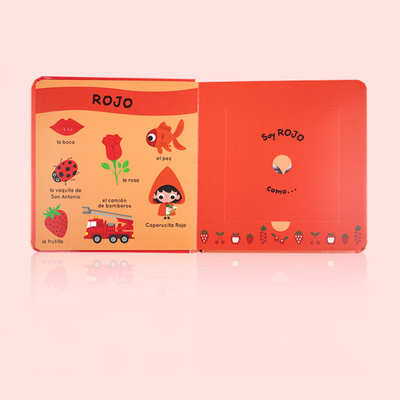 Libro personalizzato per bambini stampa di libri profumati per uso alimentare rispettosi dell'ambiente