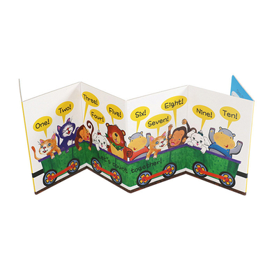 Stampa di libri fotografici per bambini Libro illustrato di puzzle cognitivo per l'illuminazione