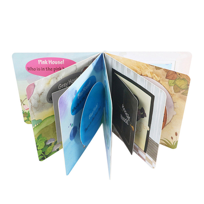 Stampa di libri fotografici per bambini Libro illustrato di puzzle cognitivo per l'illuminazione