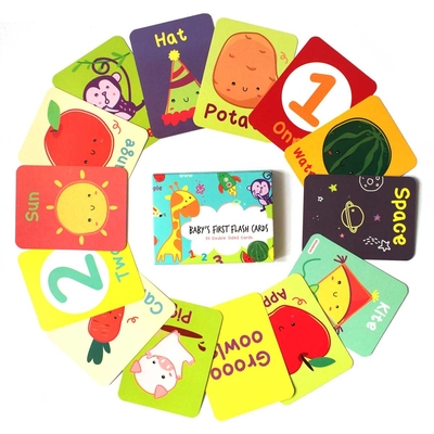 CCNB Kraft Paper Educational Flash Card Activity Flashcards per bambini di 8 anni