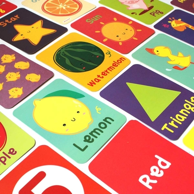 CCNB Kraft Paper Educational Flash Card Activity Flashcards per bambini di 8 anni