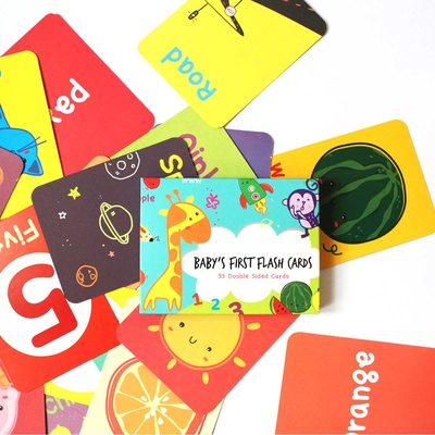 CCNB Kraft Paper Educational Flash Card Activity Flashcards per bambini di 8 anni