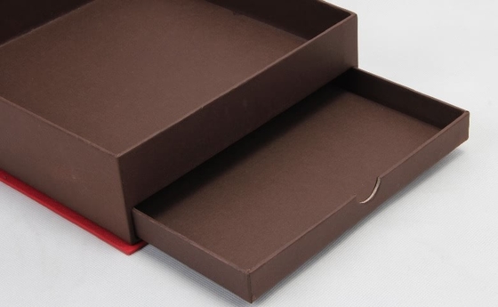 Confezione regalo per tè compresso con scatola di cartone rigida a doppio cassetto su misura