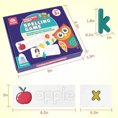 Stampa personalizzata Learning Flash Card Schede flash educative per la casa per bambini