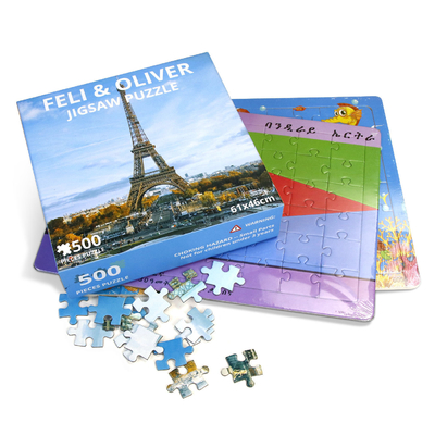 Giocattoli educativi Montessori per bambini Puzzle personalizzati Puzzle in legno con mappa del mondo