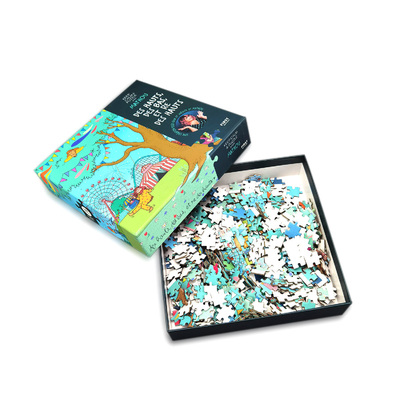 Giocattoli educativi Montessori per bambini Puzzle personalizzati Puzzle in legno con mappa del mondo
