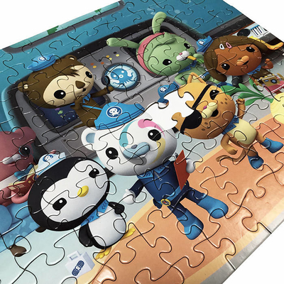 Puzzle da pavimento divertente stampato a colori personalizzato per bambini di 3 anni