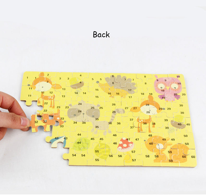 Puzzle 3D in legno ecologico personalizzato Puzzle per bambini dei cartoni animati