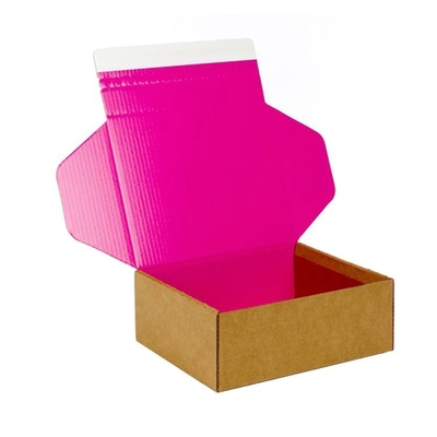 Pantone Color Mailer Shipping Box Scatole postali colorate con laminazione opaca lucida