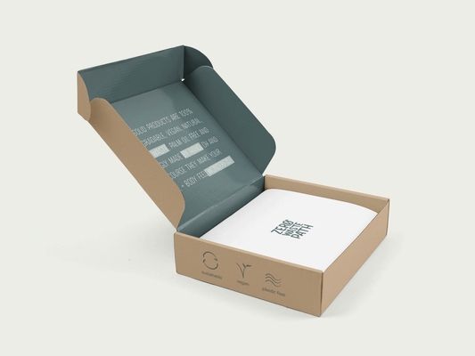 Kraft Paper Mailer Shipping Box Confezione regalo stampata personalizzata ISO9001