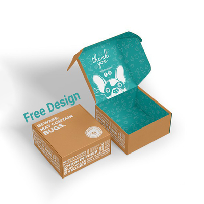 Kraft Paper Mailer Shipping Box Confezione regalo stampata personalizzata ISO9001