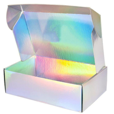 Scatole di spedizione personalizzate per posta laser Scatole per scarpe in cartoncino a colori CMYK