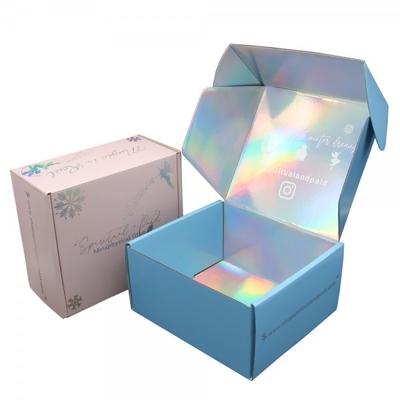 Scatole di spedizione personalizzate per posta laser Scatole per scarpe in cartoncino a colori CMYK