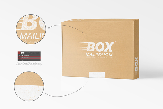 Scatola per scarpe postale per serigrafia Confezione regalo Express per stampa personalizzata