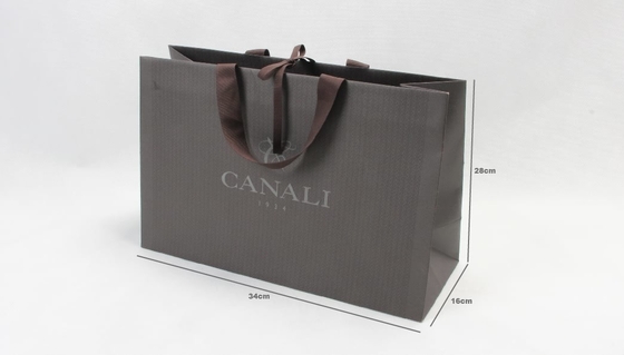 Sacchetti di carta personalizzati con stampa serigrafica Abiti da cerimonia Sacchetti di carta di lusso