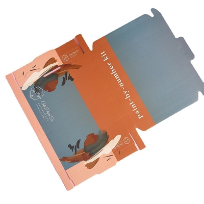 OEM a caldo dei contenitori di regalo del cartone colorato delle scatole postali ondulate del foglio per l'impressione a caldo