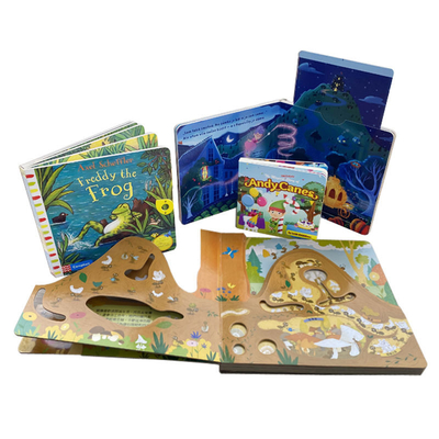 OEM ODM Early Educational Kids Book Printing Popup Slide Book Stampa per bambini