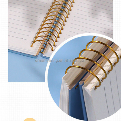 Taccuino con copertina vuota A4 A5 A6 B5 Taccuino a spirale spessa 128 gsm 140 gsm