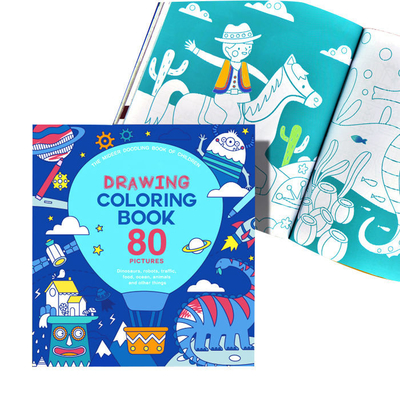 Copertina morbida personalizzata Stampa di libri per bambini Disegno Stampa di libri da colorare per bambini