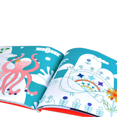 Copertina morbida personalizzata Stampa di libri per bambini Disegno Stampa di libri da colorare per bambini