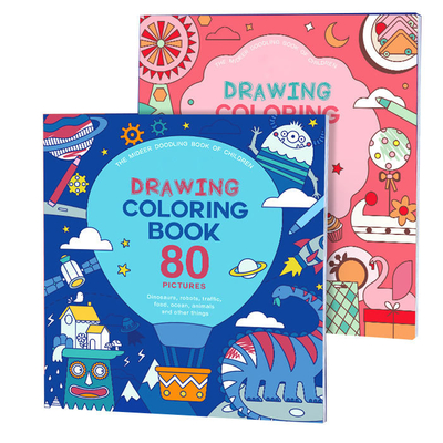 Copertina morbida personalizzata Stampa di libri per bambini Disegno Stampa di libri da colorare per bambini