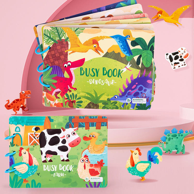 Primi bambini educativi Stampa di libri di carta Materiale didattico per libri silenziosi in età prescolare