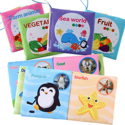 Giocattoli Montessori Libri sensoriali per neonati Libri di attività di base per le abilità di vita per bambini di 18 mesi