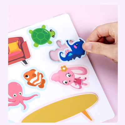 Libro di attività per bambini in età prescolare per l'apprendimento precoce Libro da tavolo per bambini da 6 &quot;X6&quot; a 10 &quot;X10&quot;