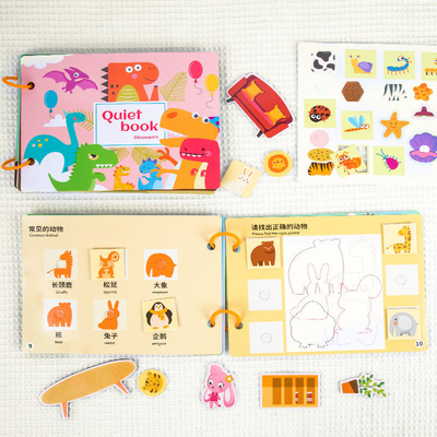 Libro di attività per bambini in età prescolare per l'apprendimento precoce Libro da tavolo per bambini da 6 &quot;X6&quot; a 10 &quot;X10&quot;