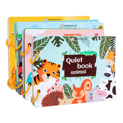 Libro di attività per bambini in età prescolare per l'apprendimento precoce Libro da tavolo per bambini da 6 &quot;X6&quot; a 10 &quot;X10&quot;