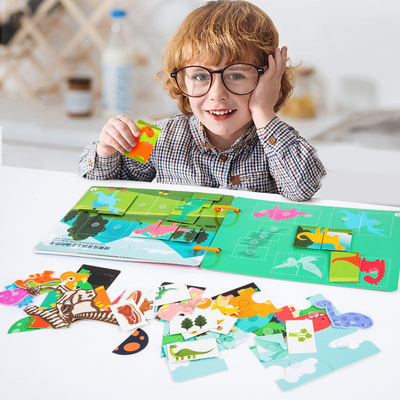 Libro di attività per bambini in età prescolare per l'apprendimento precoce Libro da tavolo per bambini da 6 &quot;X6&quot; a 10 &quot;X10&quot;