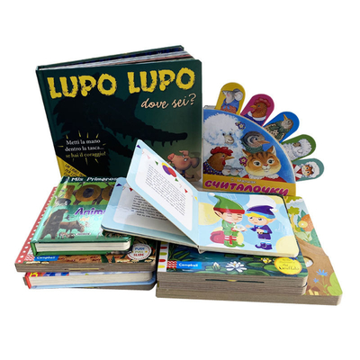 Libro offset con copertina rigida personalizzata Stampa di libri per bambini per bambini di 2 anni