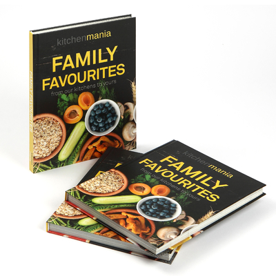 Stampa di libri con copertina rigida personalizzata Stampa di libri di ricette per cuochi preferiti dalla famiglia