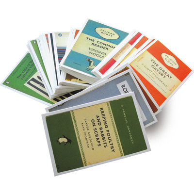 Stampa di libri di cartoline da manuale di attività