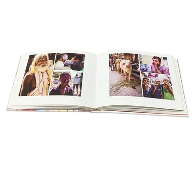 Stampa del libro del cartone della copertina rigida ISO9001 Rilegatura cucita perfetta