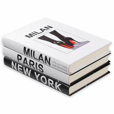 SMETA Blank Fashion Hardcover Book Printing Home Decor Tavolino Stampa di libri