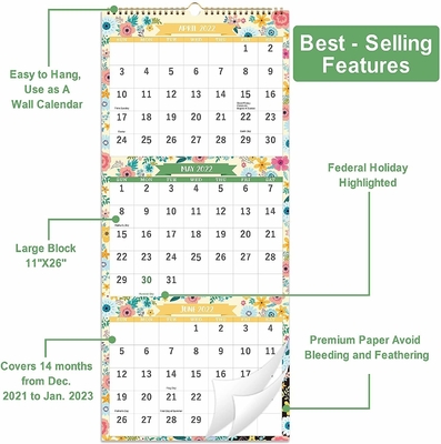 Calendario dell'Avvento da scrivania ODM OEM Stampa laminazione lucida o opaca