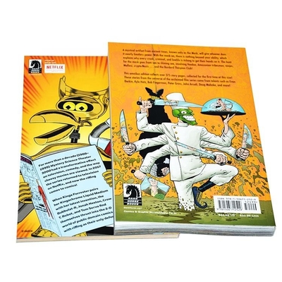 Stampa di libri con copertina morbida di dimensioni personalizzate Stampa di libri a colori rilegati perfetti