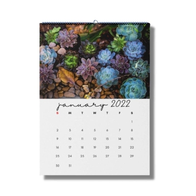 Calendario da tavolo con laminazione opaca Stampa calendari da parete mensili da 600-1000 gsm