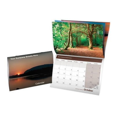 Calendario da parete con cerchio filettato SGS Stampa calendario a colori con vista mensile