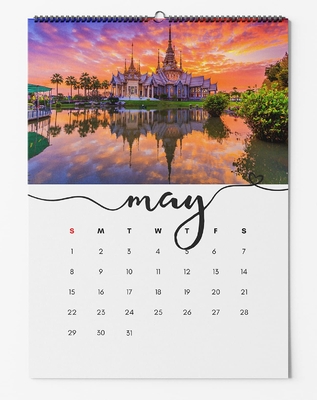 CCNB stampa calendario mensile calendario da tavolo conto alla rovescia natalizio OEM