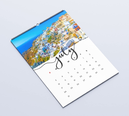 CCNB stampa calendario mensile calendario da tavolo conto alla rovescia natalizio OEM
