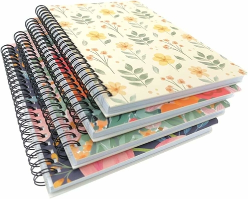 5.5&quot;X8.5'' 6&quot;X9&quot; 8.5&quot;X11&quot; Taccuino a spirale Stampa diario Rilegato a filo Rilegato Sketchbook