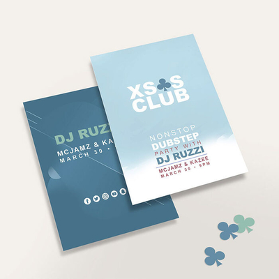 Stampa di volantini per brochure club da A3 ad A6 Stampa di volantini per feste a colori PMS
