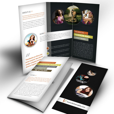 Top Sponsor Listing Brochure Stampa di volantini Catalogo personalizzato Stampa di opuscoli