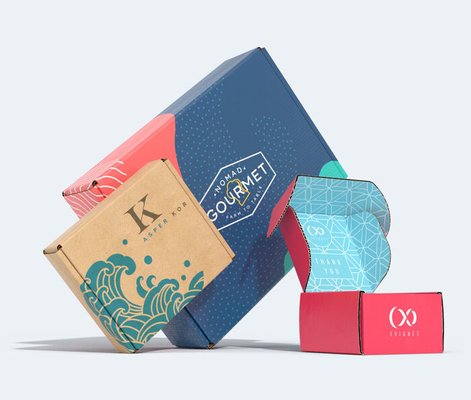 Immagine di rivestimento UV Scatola di spedizione Confezione regalo di moda Logo personalizzato